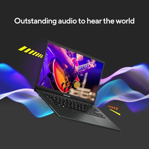 ASUS Vivobook Go 14, AMD Ryzen 5 7520U, 16GB RAM, 512GB SSD, FHD 14", Windows 11, Office Home 2024, M365 Basic (1Year)*, Black, 1.38kg, E1404FA-EB2542WS, AMD Radeon iGPU, 42WHrs, Thin & Light Laptop - Image 4