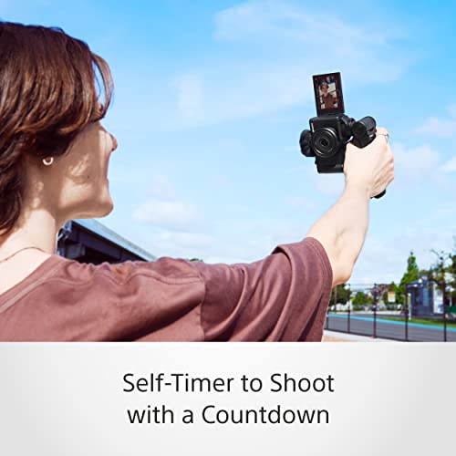 Sony Digital Camera ZV-1F for Content Creators with Ultra-Wide 20mm Prime Lens | Soft Skin Feature | Bokeh | Creative Look | Active Mode Stabilisation -Black - Image 5