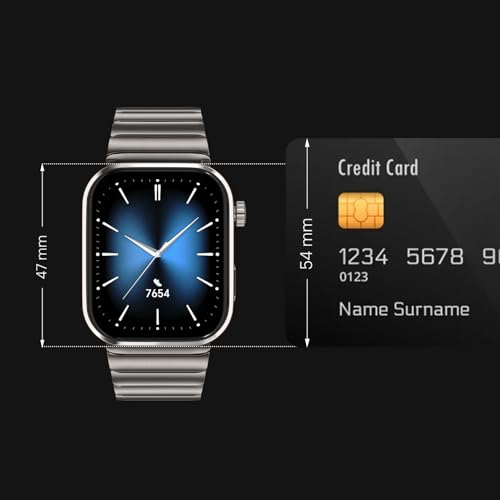 Noise Pro 6 Max Smart Watch:Intelligent AI, Endless AI Watch Faces, AI Companion, 1.96” AMOLED, Stainless Steel Build, Built-in GPS, 5 ATM, EN2 Processor, for iOS & Android(Pure Titanium) - Image 2