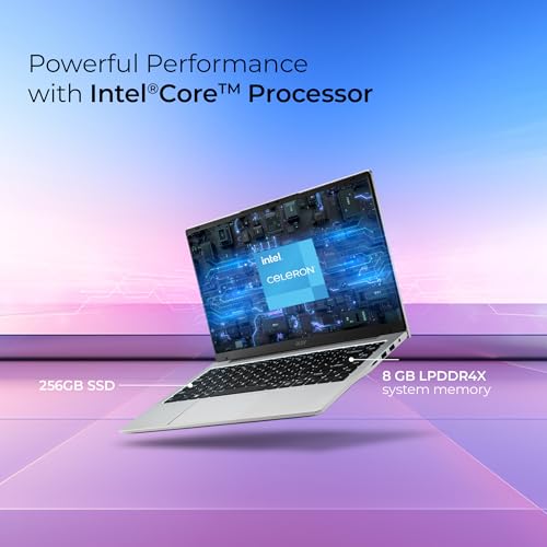 Acer Aspire 3 Laptop Intel Core Celeron N4500 Processor Laptop (12 GB LPDDR4X SDRAM/256 GB SSD/Win11 Home/38 WHR/HD Webcam) A324-45 with 35.56 cm (14") HD Display, Pure Silver, 1.3 KG - Image 7