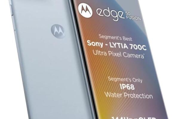 Motorola Edge 50 Fusion 5G (Marshmallow Blue, 12GB RAM, 256GB Storage)