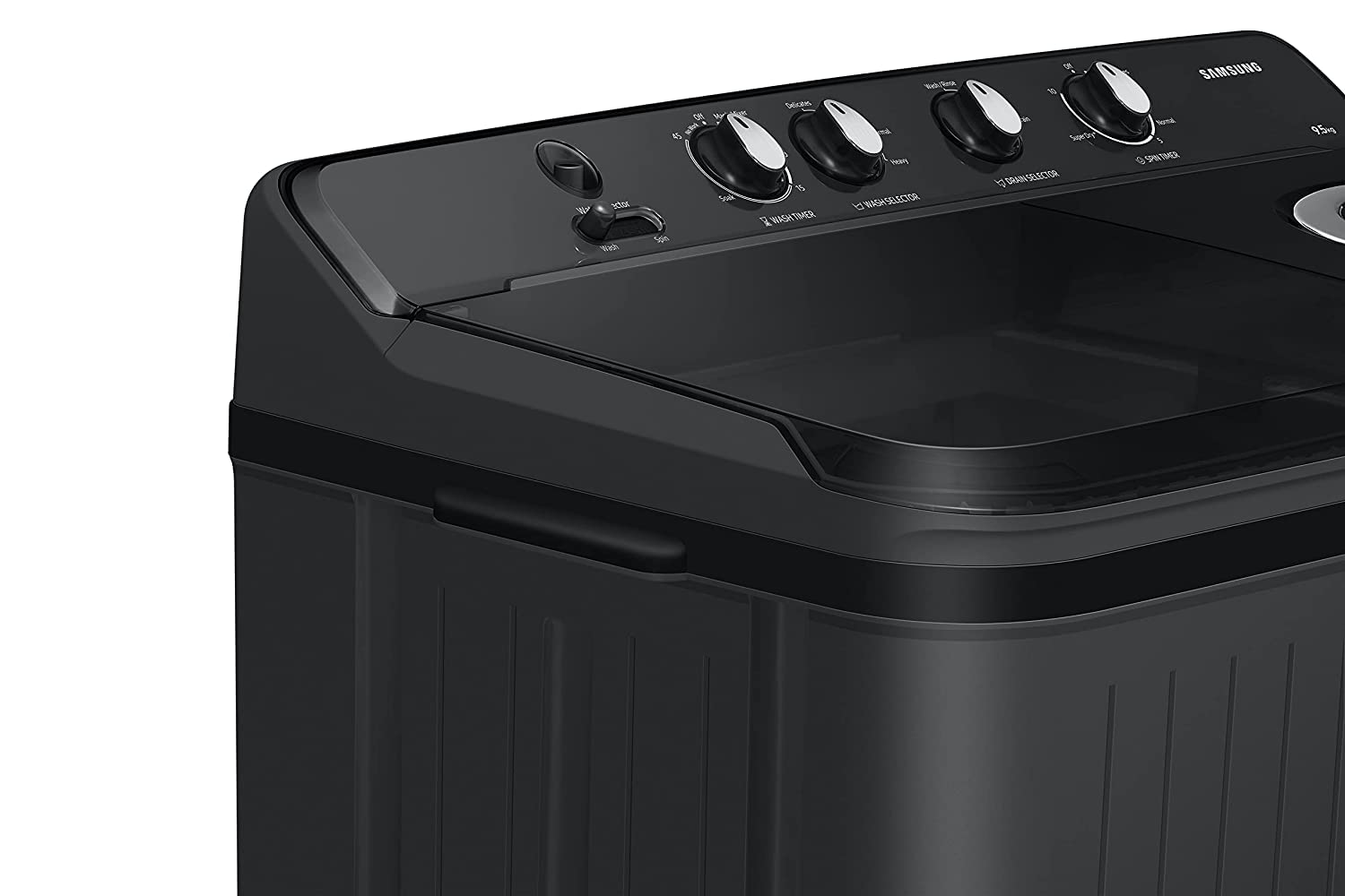 Samsung 9.5 Kg, 5 Star, Semi-Automatic Top Load Washing Machine (WT95A4260GD/TL, Air Turbo Drying, Dark Gray, 5 Year Warranty on Wash Motor) - Image 6