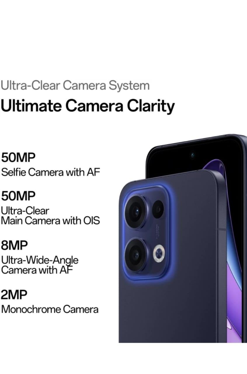 OPPO Reno13 5G (Luminous Blue,8 GB RAM, 128 GB Storage) with No Cost EMI/Additional Exchange Offers - Image 6