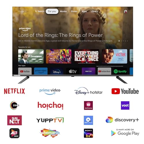 TOSHIBA 108 cm (43 inches) E38RP Series Full HD Ready Smart QLED Google TV 43E38RP - Image 9