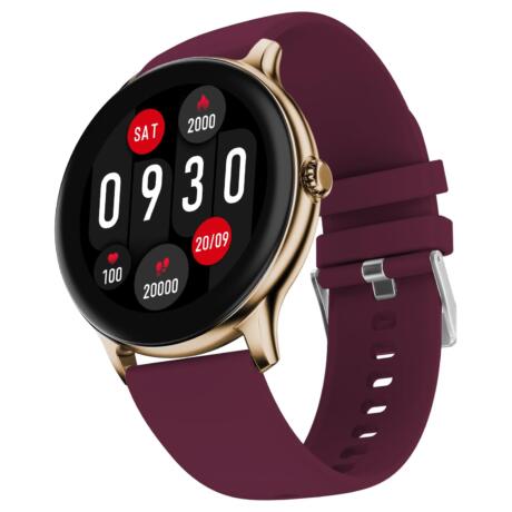 Fire-Boltt Phoenix Pro Smart Watch 1.39 inch Bluetooth Calling, AI Voice Assistant, Metal Body with 120+ Sports Modes, SpO2, Heart Rate Monitoring (Burgandy)