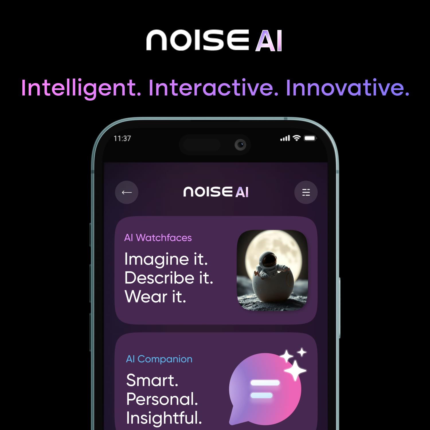 Noise Pro 6 Max Smart Watch:Intelligent AI, Endless AI Watch Faces, AI Companion, 1.96” AMOLED, Stainless Steel Build, Built-in GPS, 5 ATM, EN2 Processor, for iOS & Android(Pure Titanium) - Image 10