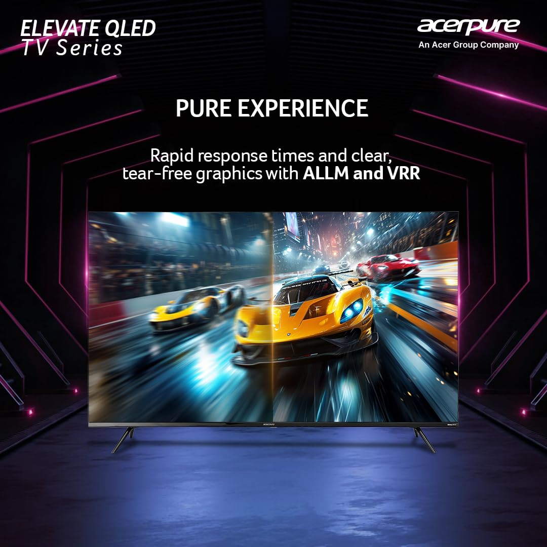 Acerpure 164 cm (65 inch) Elevate Series Ultra HD 4K QLED Smart Google TV AP65UG51QEVTD - Image 4