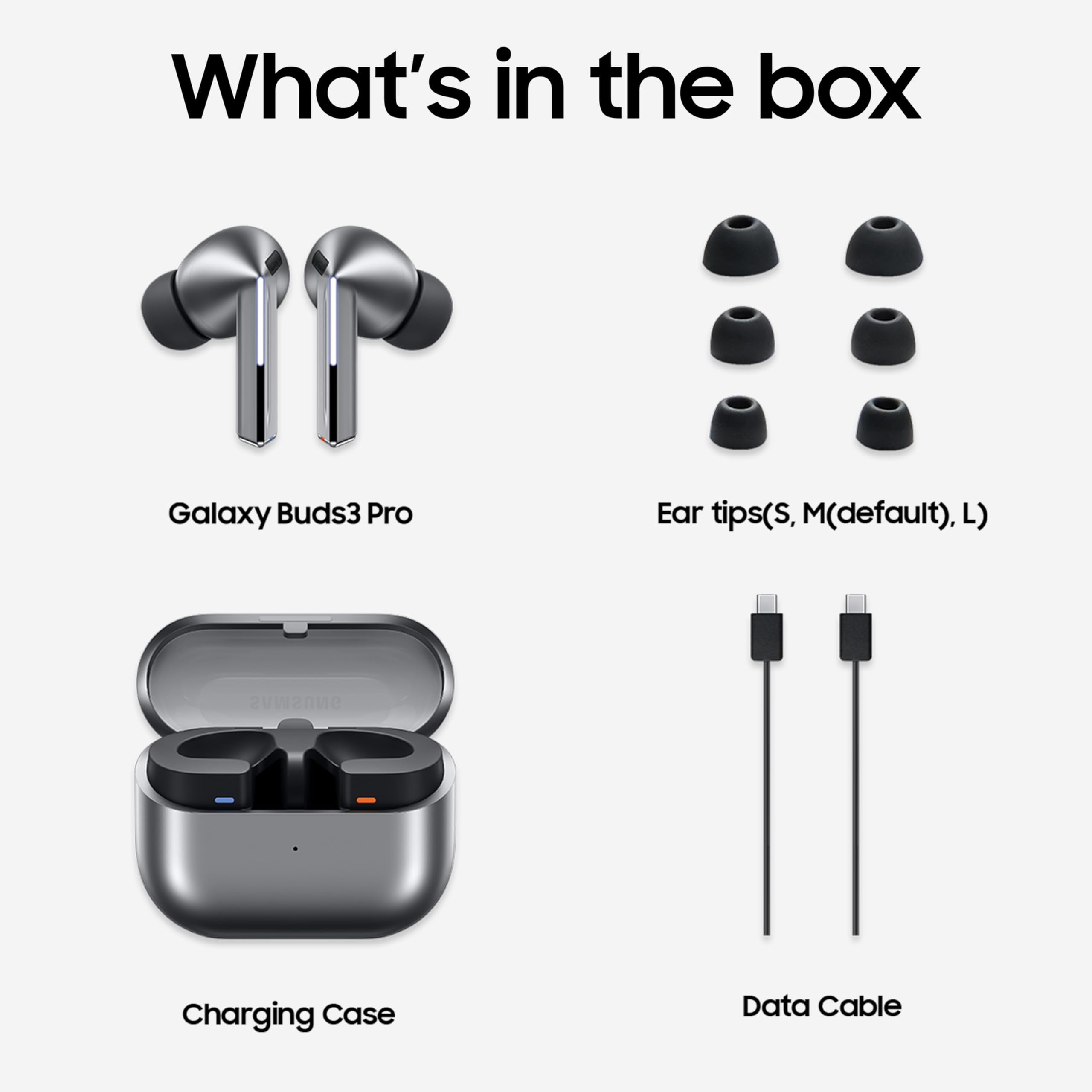 Samsung Galaxy Buds3 Pro| Silver| Wireless Earbuds| Powered by Galaxy AI| IP57| Active Noise Cancellation| Adaptive Noise Control| 37hrs Battery| 360 Surround Sound| Pinch Controls| Galaxy Ecosystem - Image 7