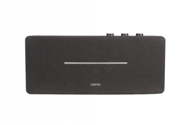 Edifier D12 Tabletop Speaker - Integrated Desktop Stereo Bluetooth Speaker - Wireless Computer Speaker for Desktop Use- 70 Watts RMS with Subwoofer Line Out - Wooden Enclosure
