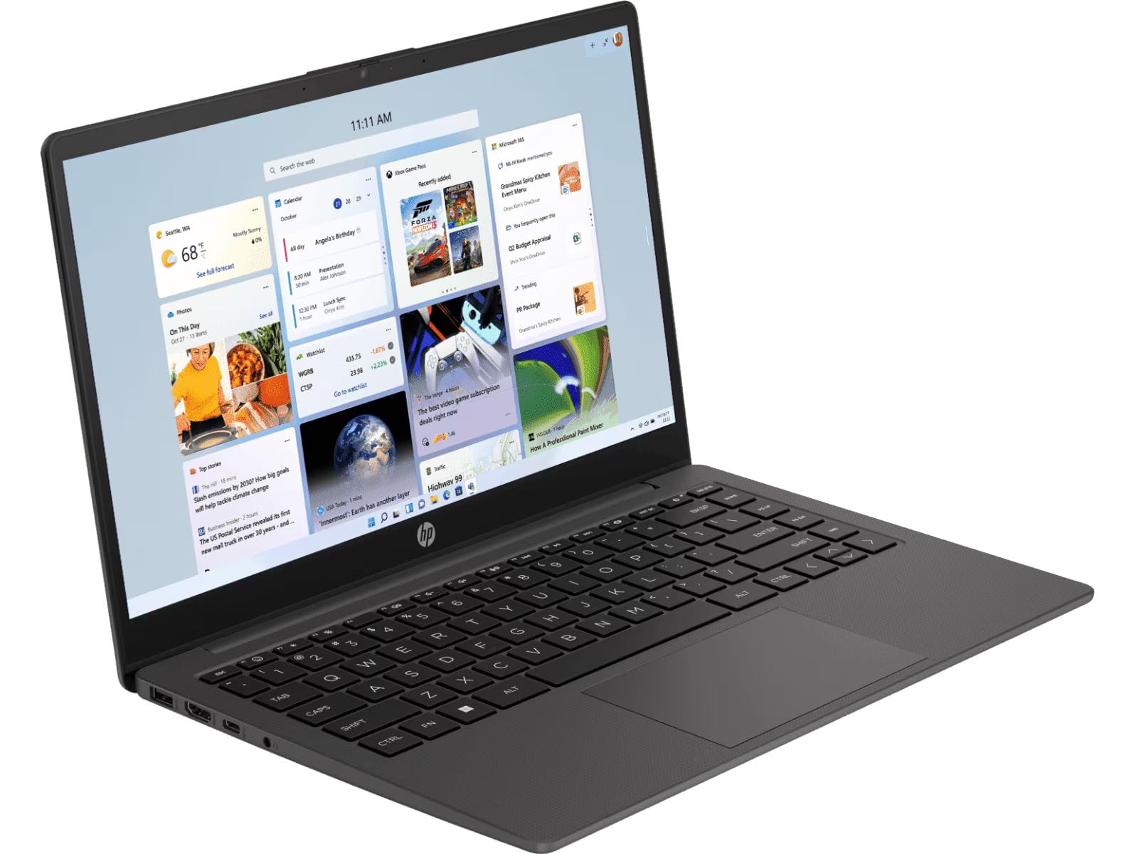 HP 14 245 (2025), AMD Ryzen 5 7520U Quad Core - (8 GB/512 GB SSD/AMD Radeon Graphics/Windows 11 Home) Thin and Light Business Laptop/14.0" HD Display/Ash Grey/1.36 kg/MS Office 2021 - Image 7