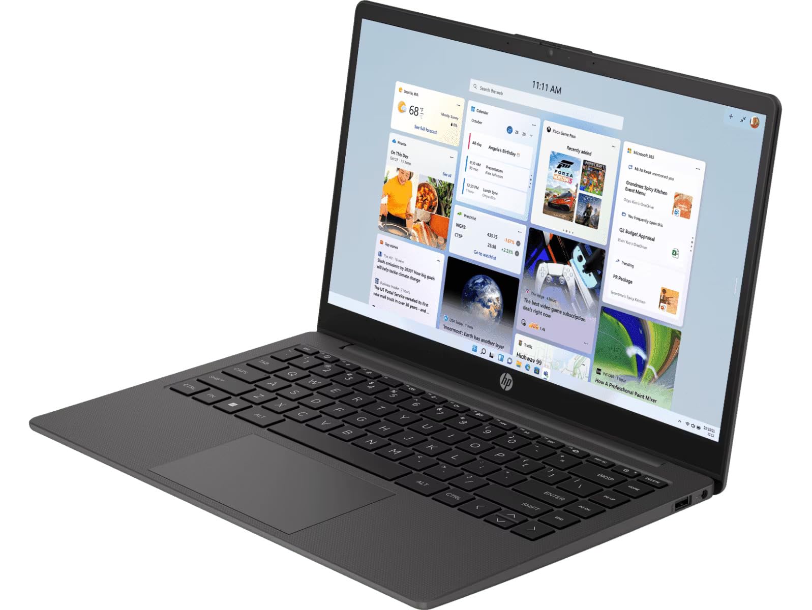 HP 14 245 (2025), AMD Ryzen 5 7520U Quad Core - (8 GB/512 GB SSD/AMD Radeon Graphics/Windows 11 Home) Thin and Light Business Laptop/14.0" HD Display/Ash Grey/1.36 kg/MS Office 2021 - Image 6