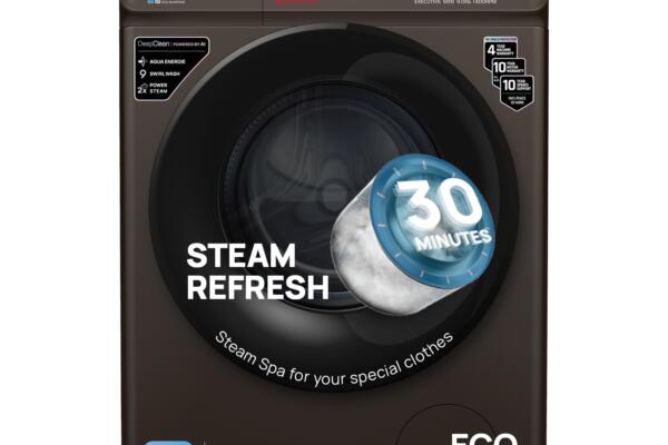 IFB 9 Kg 5 Star, DeepClean® Technology, AI Powered, WiFi, Fully Automatic Front Load Washing Machine (EXECUTIVE MXN 9014K CMS, PowerSteam®, 9 Swirl, Steam Refresh, Inbuilt Heater, Eco Inverter, Mocha)