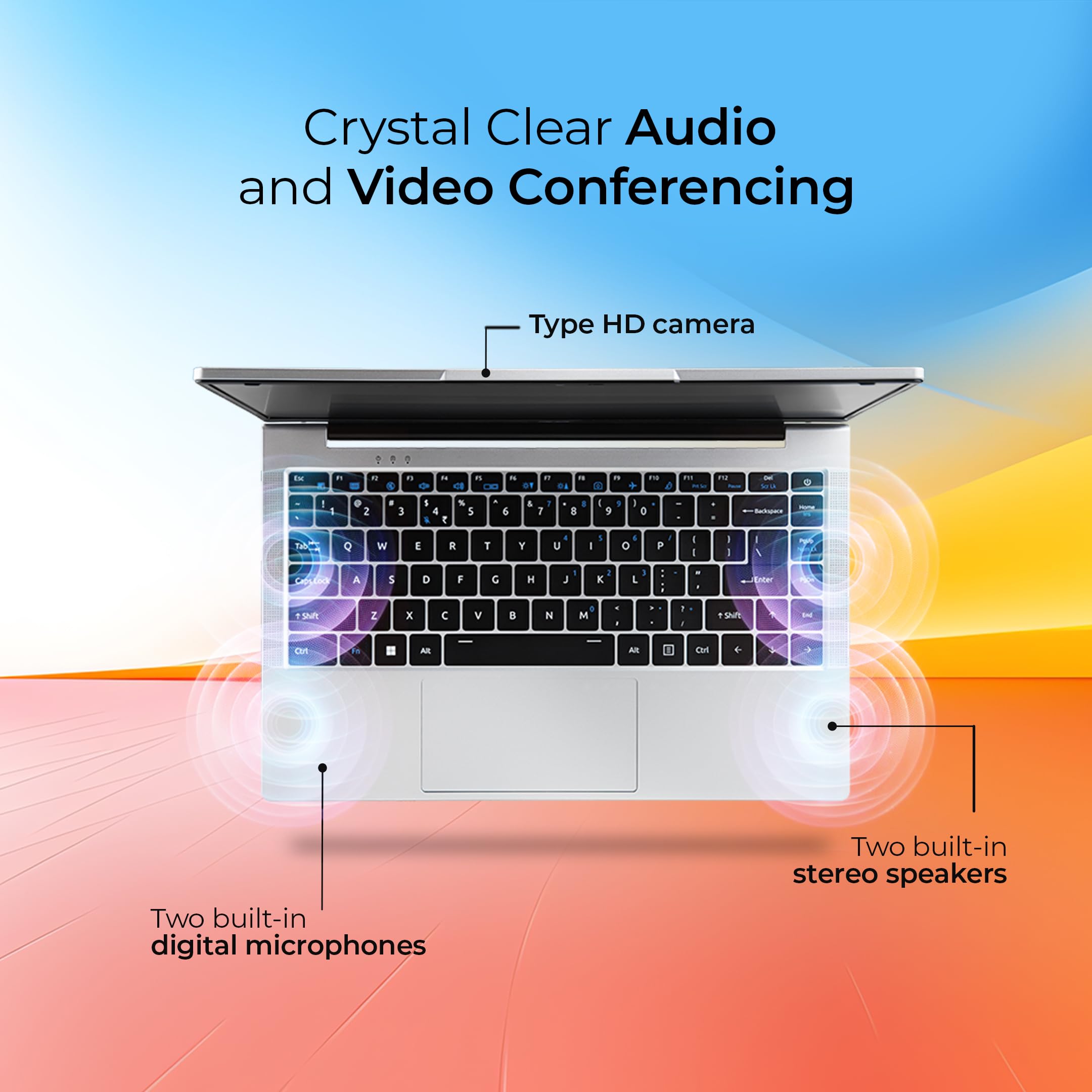 Acer Aspire 3, Intel Core Celeron N4500, 12GB LPDDR4 RAM, 512GB SSD, HD, 14"/35.56cm, Windows 11 Home, Silver, 1.3KG, A324-45, Thin and Light Laptop - Image 5