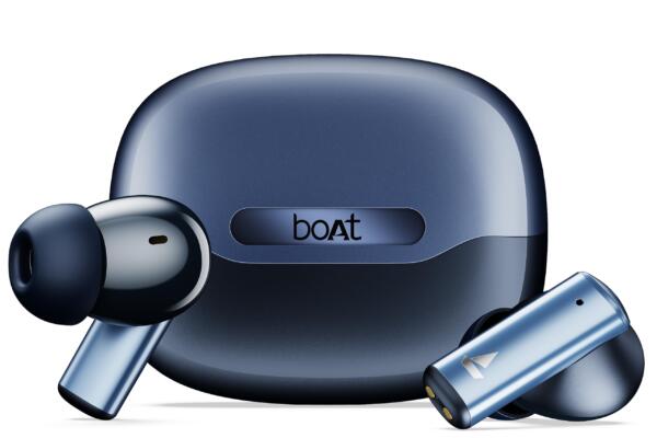 boAt Airdopes Prime 701 ANC (2025 Launch),46dB Hybrid ANC, 50Hr Battery, Real Spatial Audio,Multidevice Connect,App Support, Bluetooth Earbuds, TWS Ear Buds Wireless Earphones with mic (Titanium Blue)