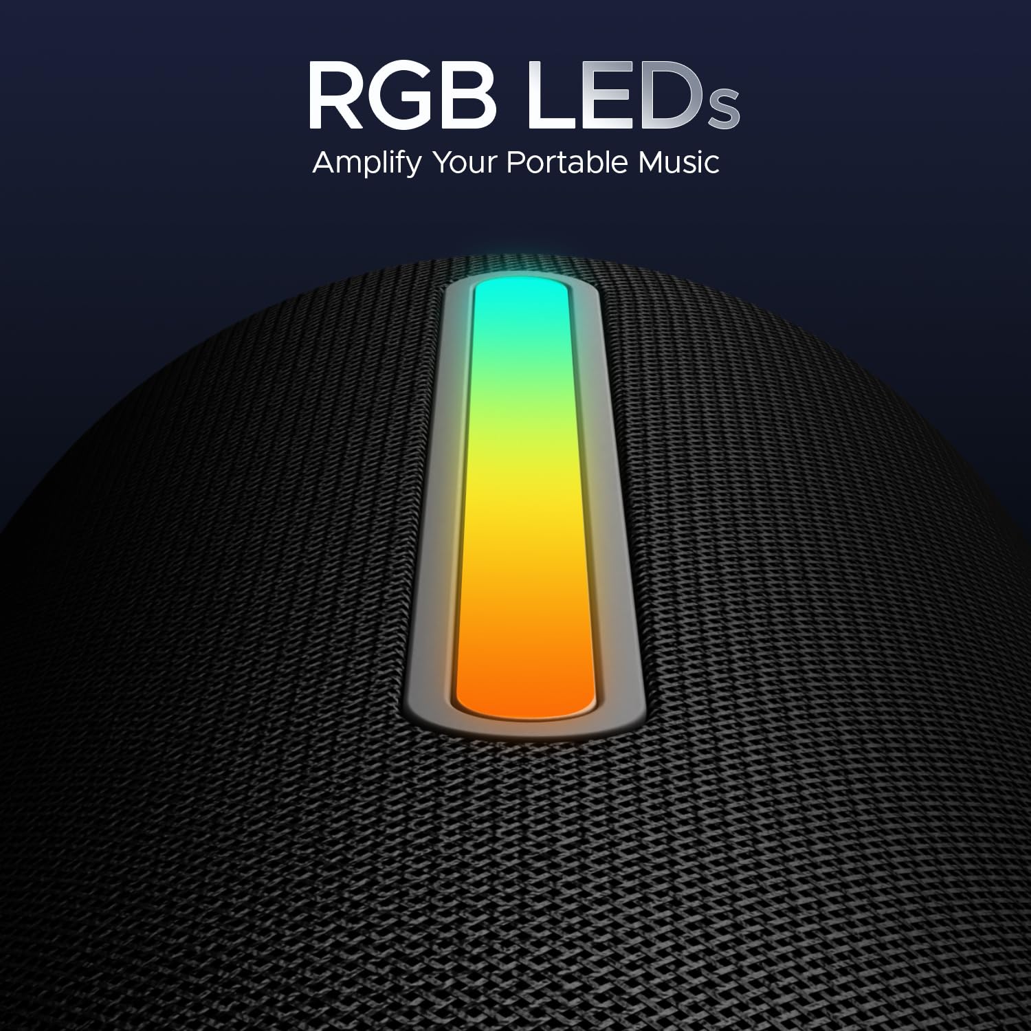 Boat Stone 352 Pro/Stone 358 Pro w/ 14W Signature Sound, Up to 12 Hours Playback, RGB LEDs, TWS Feature, Built-in Mic, BTv5.3, Free Music Streaming on JioSaavn Bluetooth Speaker (Raging Black) - Image 5