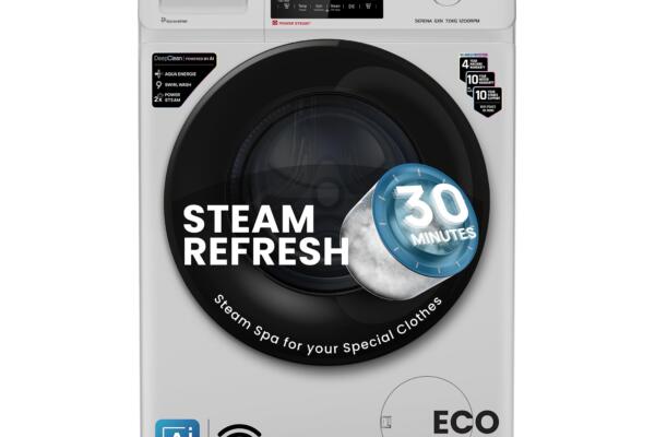 IFB 7 Kg 5 Star, DeepClean® Technology, AI Powered, WiFi, Fully Automatic Front Load Washing Machine (SERENA GXN 7012 CMS, PowerSteam®, 9 Swirl, Steam Refresh, Inbuilt Heater, Eco Inverter, Grey)