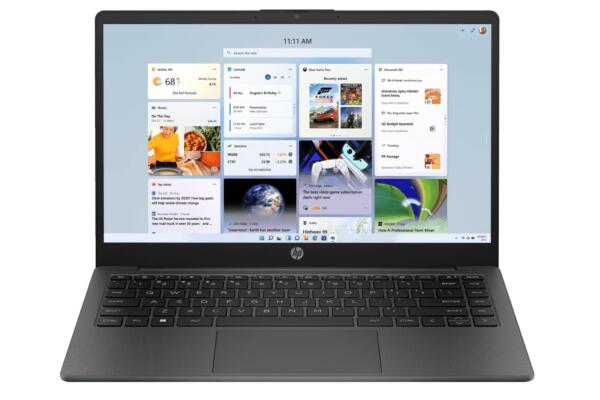 HP 14 245 (2025), AMD Ryzen 5 7520U Quad Core - (8 GB/512 GB SSD/AMD Radeon Graphics/Windows 11 Home) Thin and Light Business Laptop/14.0" HD Display/Ash Grey/1.36 kg/MS Office 2021