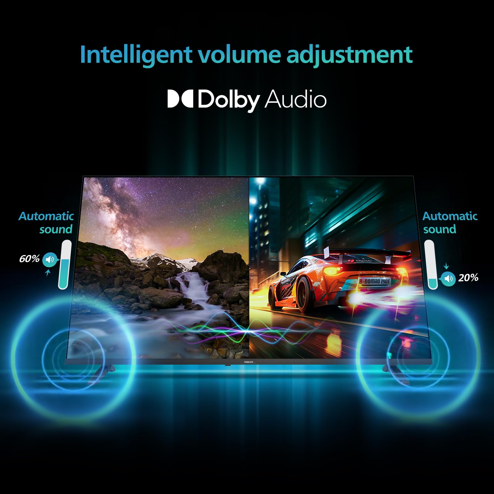 Philips 109 cm (43 inches) 6100 Series Frameless Full HD Smart LED Google TV 43PFT6130/94 - Image 8