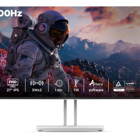 Lenovo L27i-4A, 27 inch (68.5cm), IPS, FHD 1920x1080, 100Hz, Cloud Grey, 1ms, FreeSync, 99% sRGB, 3Wx2 Speakers, Smart Display Customization Artery, 2X HDMI 1.4, VGA, Tilt Monitor