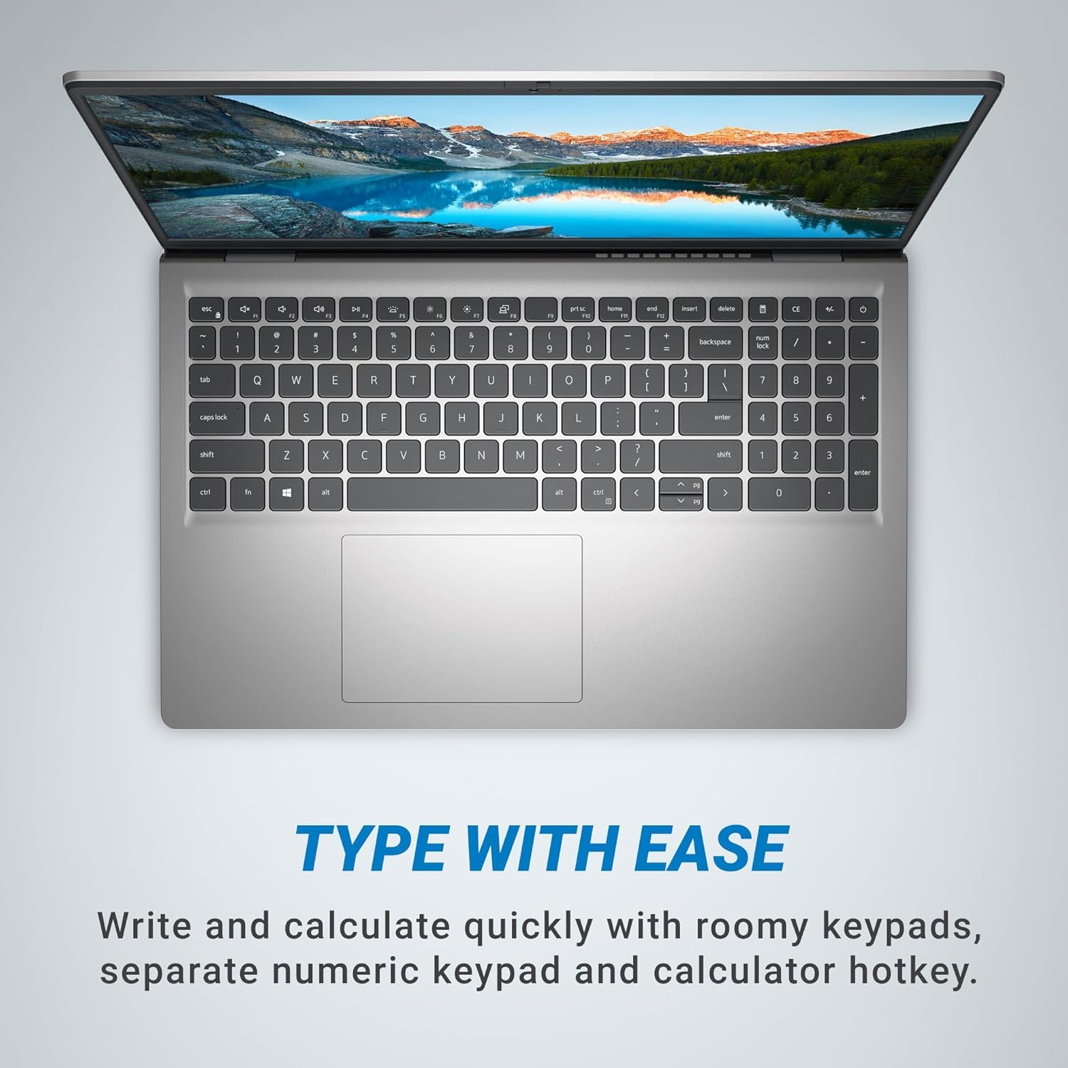 Dell 15, AMD Ryzen 5-7530U Processor, 16GB RAM, 512GB SSD, FHD IPS 15.6"/39.62 cm 120Hz Display, Windows 11, MSO'24, Platinum Silver, 1.67kg, Standard Keyboard, 15 Month McAfee, Thin & Light Laptop - Image 6