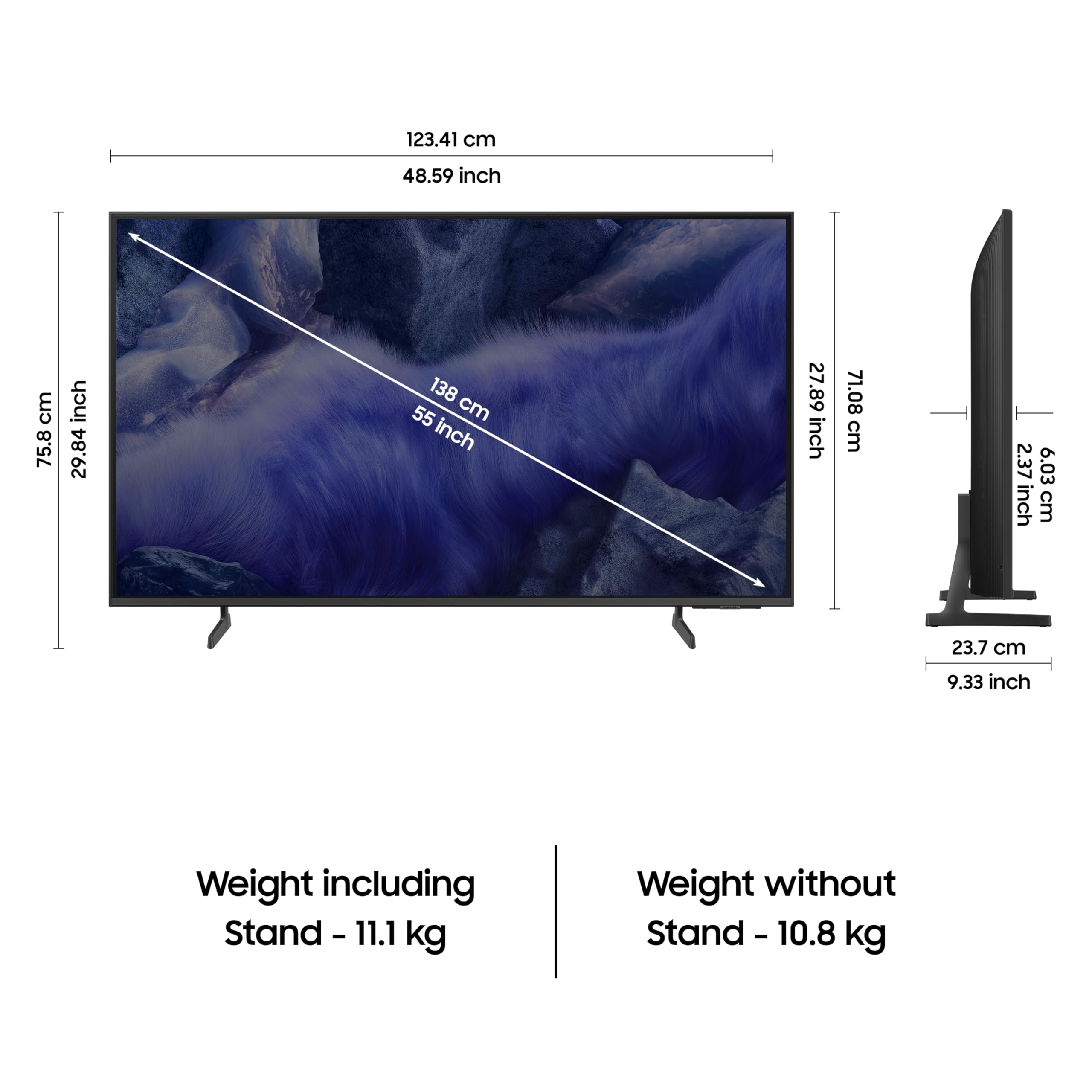 Samsung 138 cm (55 inches) Vision AI 4K Ultra HD Smart QLED TV QA55QEF1AULXL - Image 13
