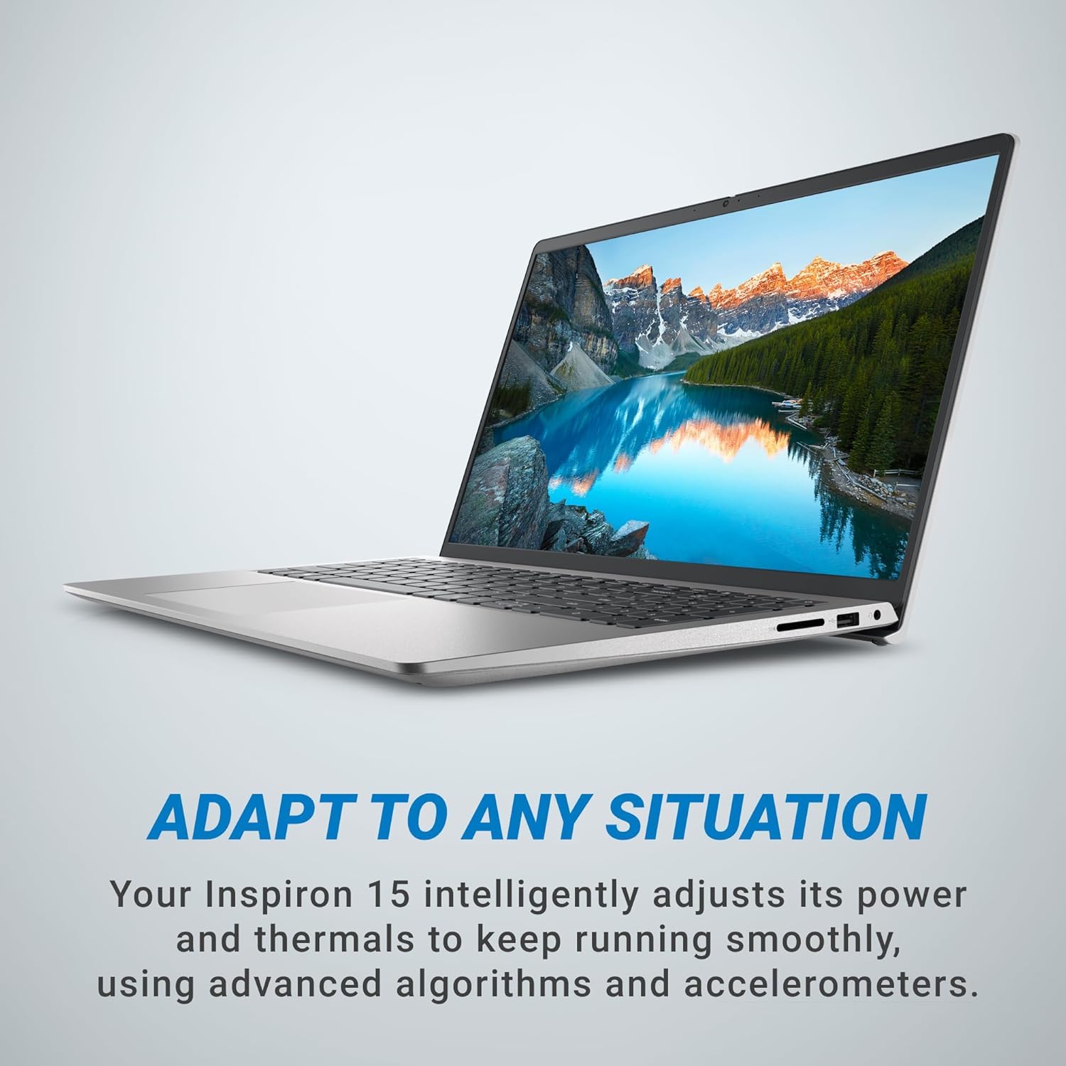 Dell 15, AMD Ryzen 5-7530U Processor, 16GB RAM, 512GB SSD, FHD IPS 15.6"/39.62 cm 120Hz Display, Windows 11, MSO'24, Platinum Silver, 1.67kg, Standard Keyboard, 15 Month McAfee, Thin & Light Laptop - Image 4