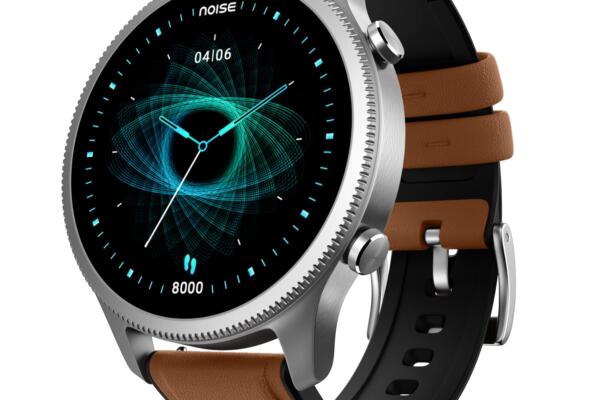 NoiseFit Halo 1.43" AMOLED Display, Bluetooth Calling Round Dial Smart Watch, Premium Metallic Build, Always on Display, Smart Gesture Control, 100 Sports Modes (Vintage Brown)