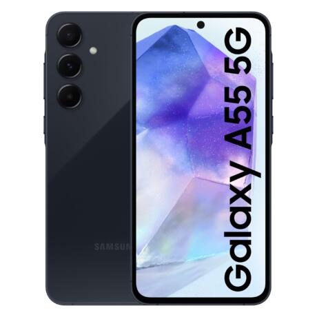 Samsung Galaxy A55 5G (Awesome Navy, 8GB RAM, 256GB Storage) | AI | Metal Frame | 50 MP Main Camera (OIS) | Super HDR Video| Nightography | IP67 | Corning Gorilla Glass Victus+ | sAMOLED Display