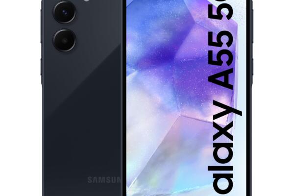 Samsung Galaxy A55 5G (Awesome Navy, 8GB RAM, 256GB Storage) | AI | Metal Frame | 50 MP Main Camera (OIS) | Super HDR Video| Nightography | IP67 | Corning Gorilla Glass Victus+ | sAMOLED Display