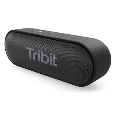 Tribit Updated Version XSound Go Wireless Bluetooth 5.3 Speakers with Loud Stereo Sound & Rich Bass 16W,24H Playtime,150 ft Bluetooth Range,Outdoor Lightweight IPX7 Waterproof,Built-in Mic (Black)
