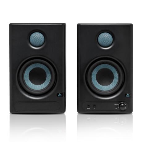 Audio Array AM-S1 BT Professional Studio Monitor Pair | 4" Woven Woofer, 1" Silk-Dome Tweeter | 60W RMS Class-D Amp | Bluetooth 5.3, HDMI ARC, USB-C, TRS, RCA, Aux in/Out, EQ & Music/Monitor Mode