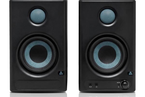 Audio Array AM-S1 BT Professional Studio Monitor Pair | 4" Woven Woofer, 1" Silk-Dome Tweeter | 60W RMS Class-D Amp | Bluetooth 5.3, HDMI ARC, USB-C, TRS, RCA, Aux in/Out, EQ & Music/Monitor Mode