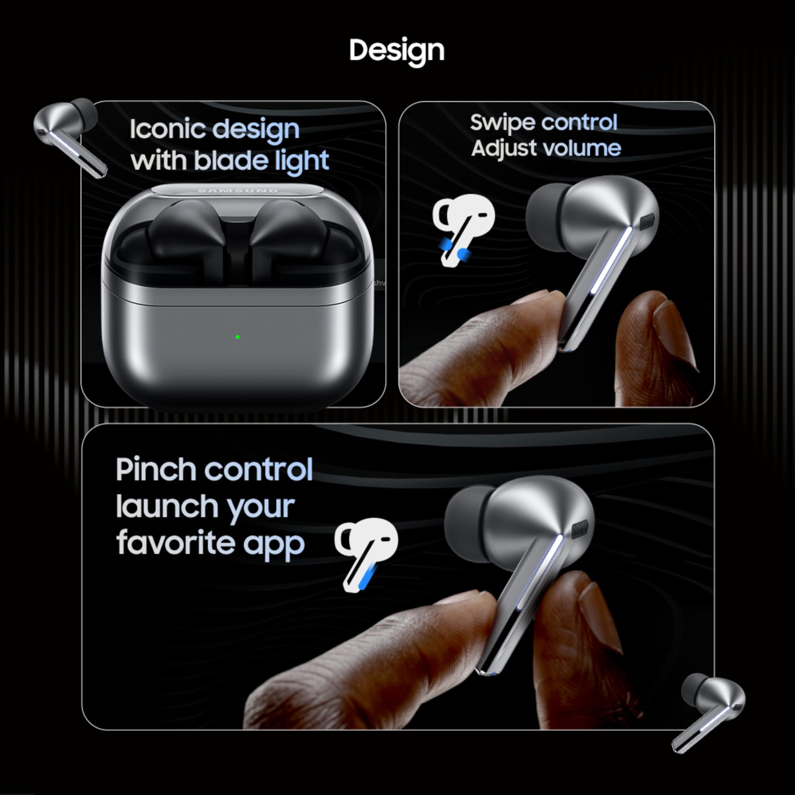Samsung Galaxy Buds3 Pro| Silver| Wireless Earbuds| Powered by Galaxy AI| IP57| Active Noise Cancellation| Adaptive Noise Control| 37hrs Battery| 360 Surround Sound| Pinch Controls| Galaxy Ecosystem - Image 10