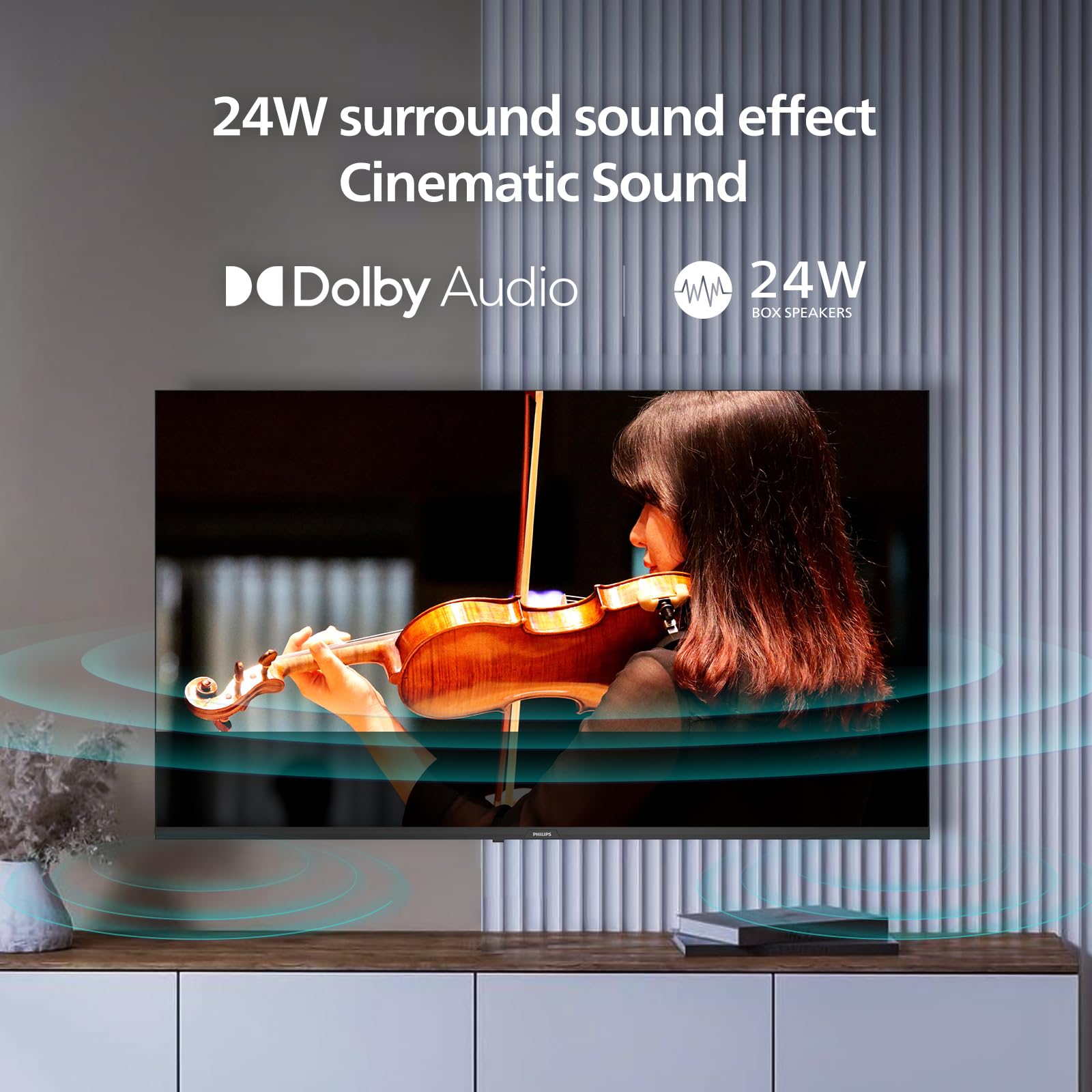 Philips 109 cm (43 inches) 6100 Series Frameless Full HD Smart LED Google TV 43PFT6130/94 - Image 7