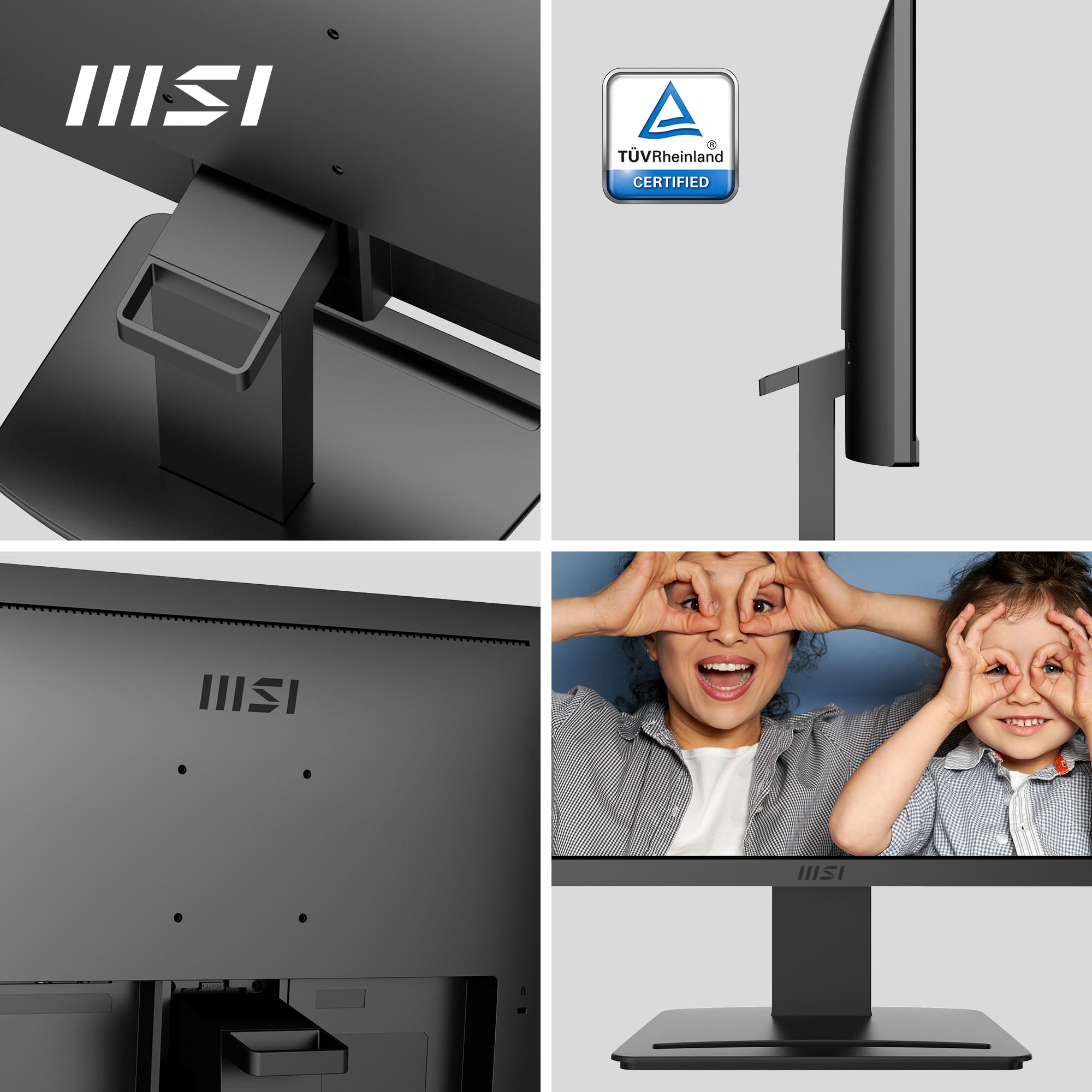 MSI PRO MP223 E2, 21.45 Inch (54.48 cm), Full HD 1920 x 1080, 100Hz, Black, Eye-Friendly Screen, Tilt-Adjustable, HDMI 1.4b, DisplayPort 1.2a Monitor - Image 5