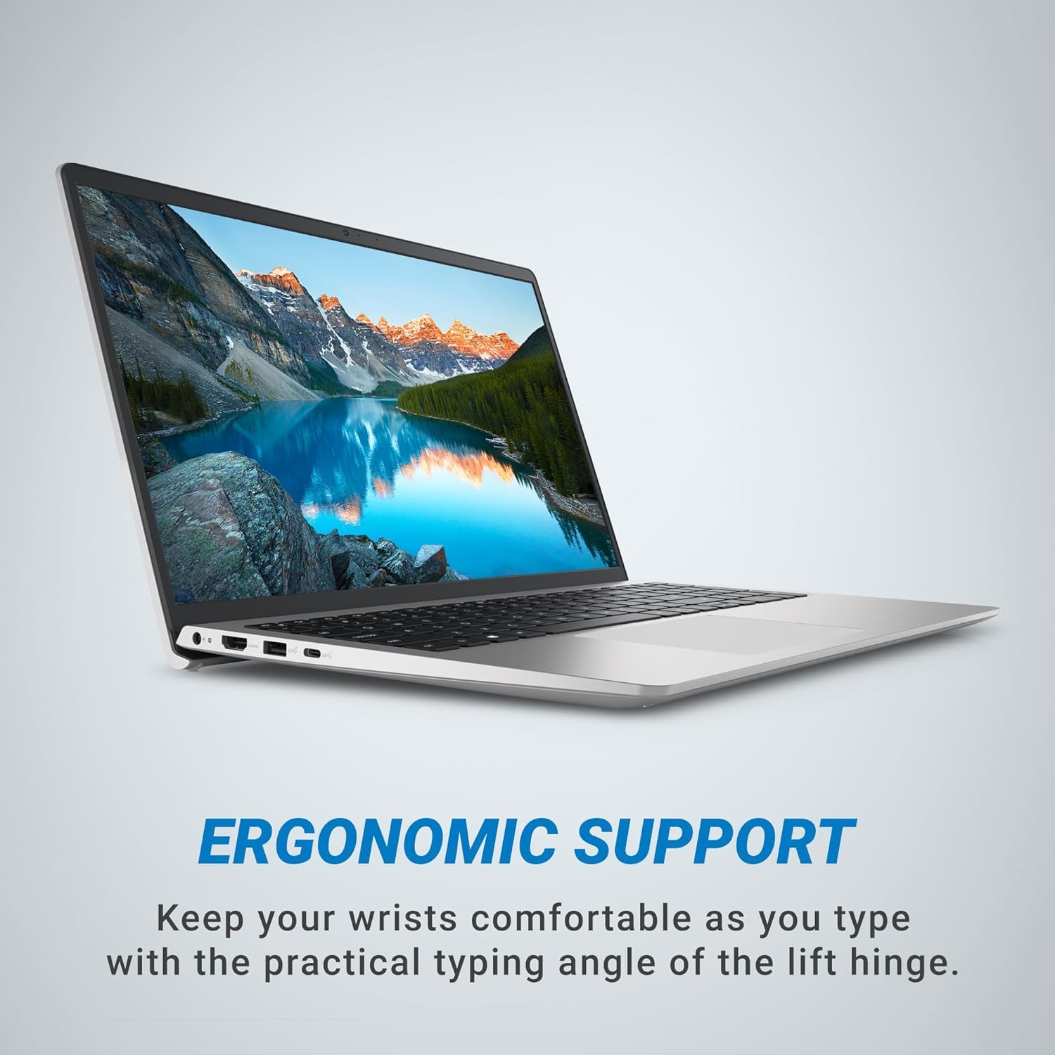 Dell 15, AMD Ryzen 5-7530U Processor, 16GB RAM, 512GB SSD, FHD IPS 15.6"/39.62 cm 120Hz Display, Windows 11, MSO'24, Platinum Silver, 1.67kg, Standard Keyboard, 15 Month McAfee, Thin & Light Laptop - Image 5