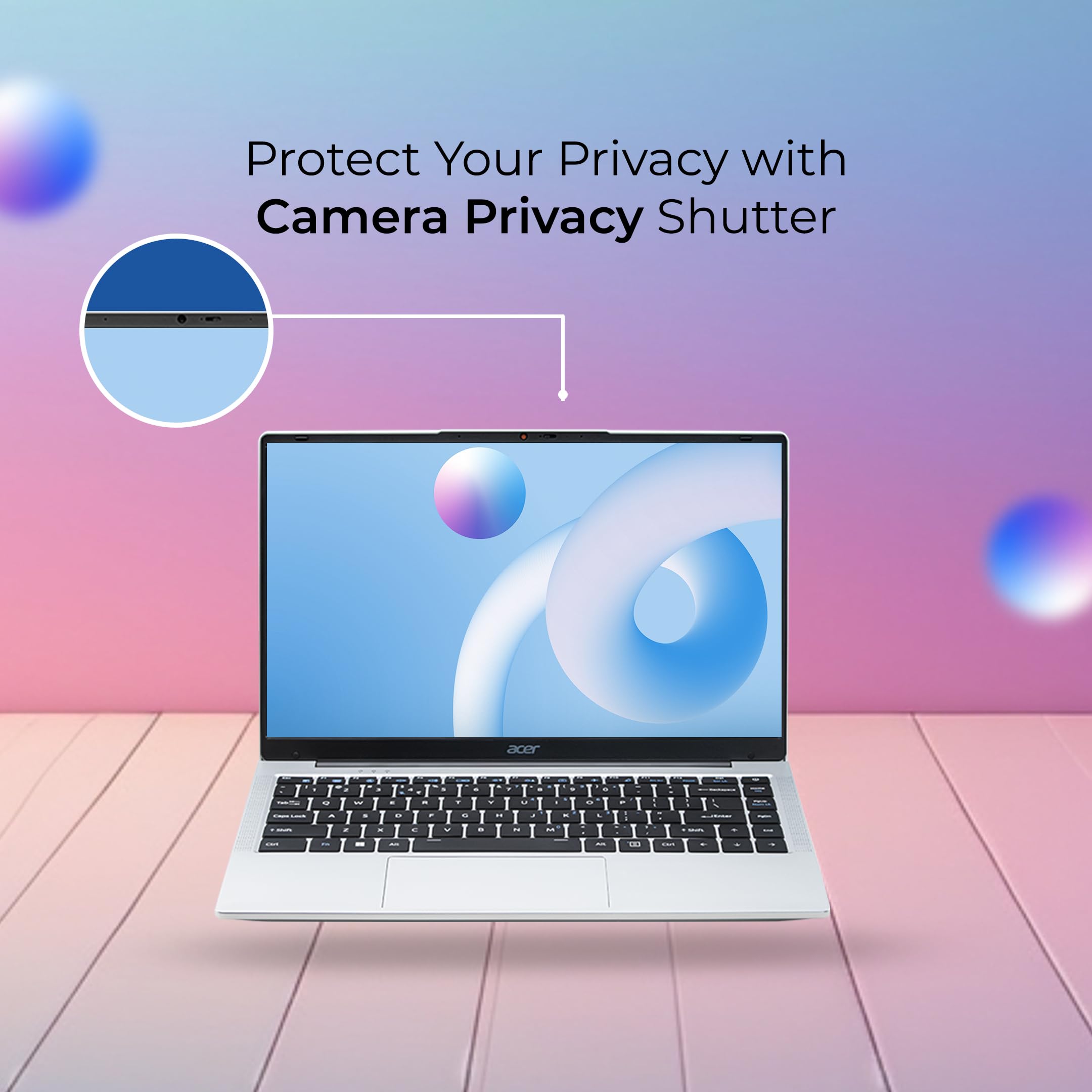 Acer Aspire 3, Intel Core Celeron N4500, 12GB LPDDR4 RAM, 512GB SSD, HD, 14"/35.56cm, Windows 11 Home, Silver, 1.3KG, A324-45, Thin and Light Laptop - Image 6