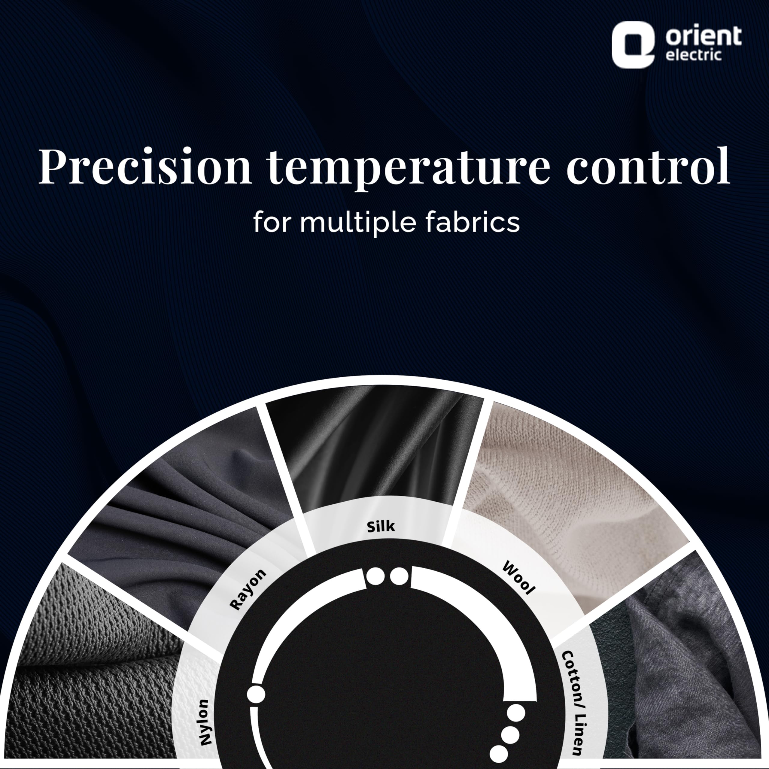 Orient electric Gusto Heavy Weight Iron for Clothes | 1100 Power | Cool Touch Plastic Body | with Wielburger Non-Stick Coating| 2 Years Replacement Warranty - Image 5