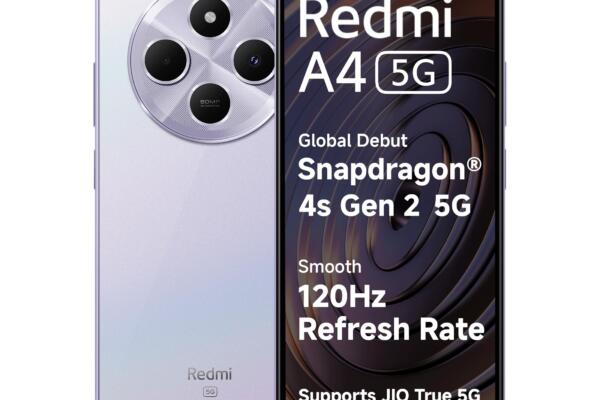 Redmi A4 5G (Sparkle Purple, 6GB RAM, 128GB Storage) | Global Debut SD 4s Gen 2 | Segment Largest 6.88in 120Hz | 50MP Dual Camera | 18W Fast Charging