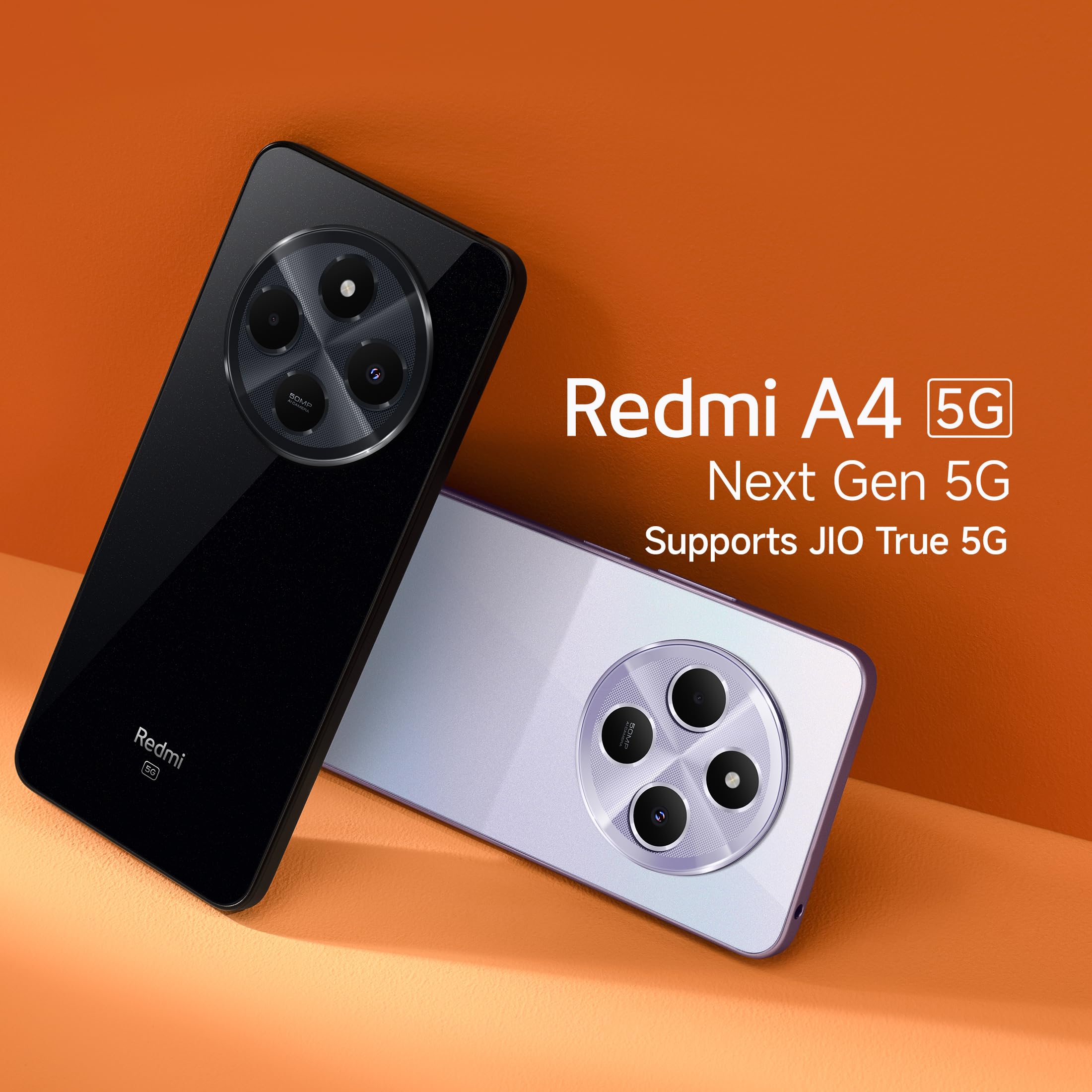 Redmi A4 5G (Sparkle Purple, 6GB RAM, 128GB Storage) | Global Debut SD 4s Gen 2 | Segment Largest 6.88in 120Hz | 50MP Dual Camera | 18W Fast Charging - Image 6