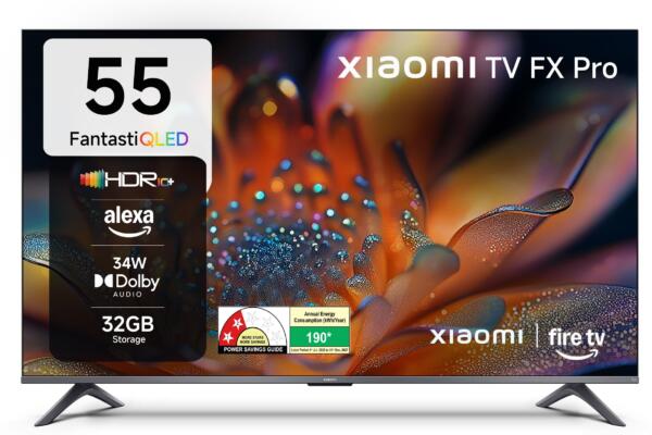 Xiaomi 138 cm (55 inch) FX Pro QLED Ultra HD 4K Smart Fire TV L55MB-FPIN