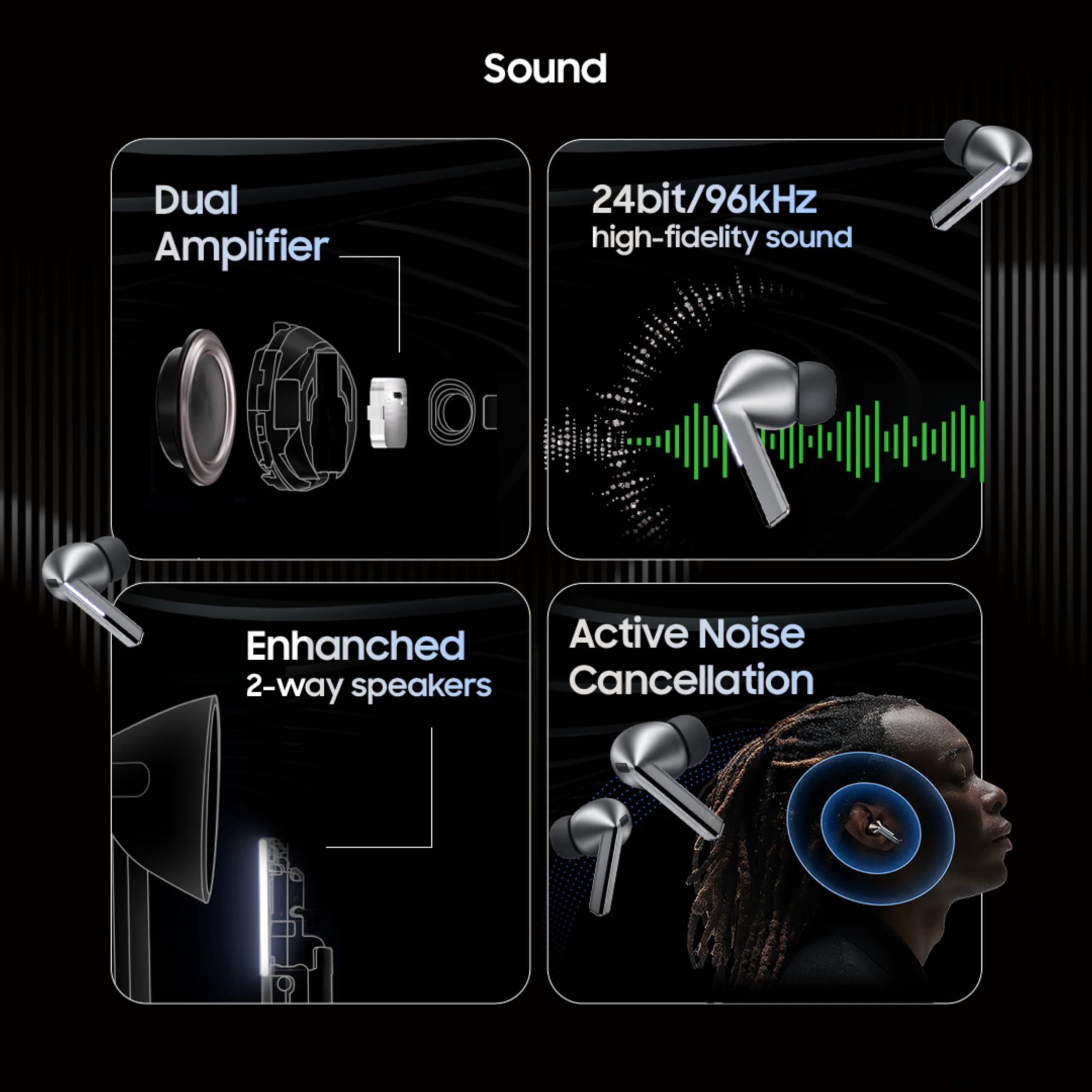Samsung Galaxy Buds3 Pro| Silver| Wireless Earbuds| Powered by Galaxy AI| IP57| Active Noise Cancellation| Adaptive Noise Control| 37hrs Battery| 360 Surround Sound| Pinch Controls| Galaxy Ecosystem - Image 11