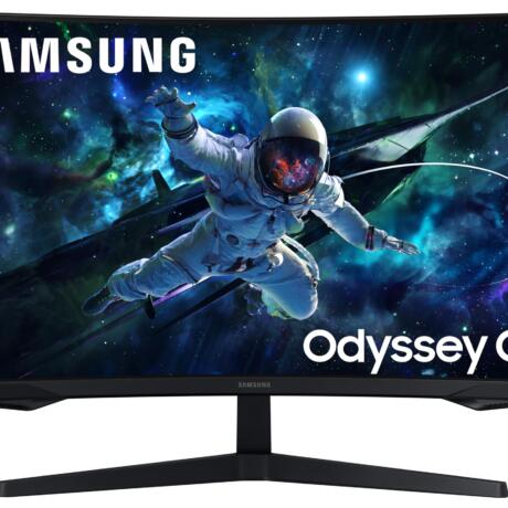 Samsung 32" (80cm) Odyssey G5 2K Curved Gaming Monitor|QHD 2560 X 1440|1000R Curved|165Hz|1ms(MPRT)|300nits|Ports-HDMI,DP,Headphone|DP Cable|HDR10|FreeSync|LS32CG550EWXXL|Black