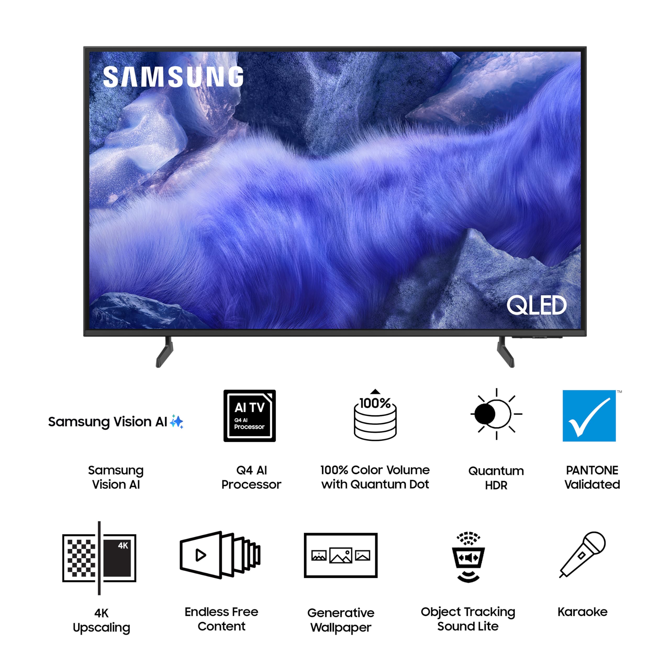 Samsung 138 cm (55 inches) Vision AI 4K Ultra HD Smart QLED TV QA55QEF1AULXL - Image 18