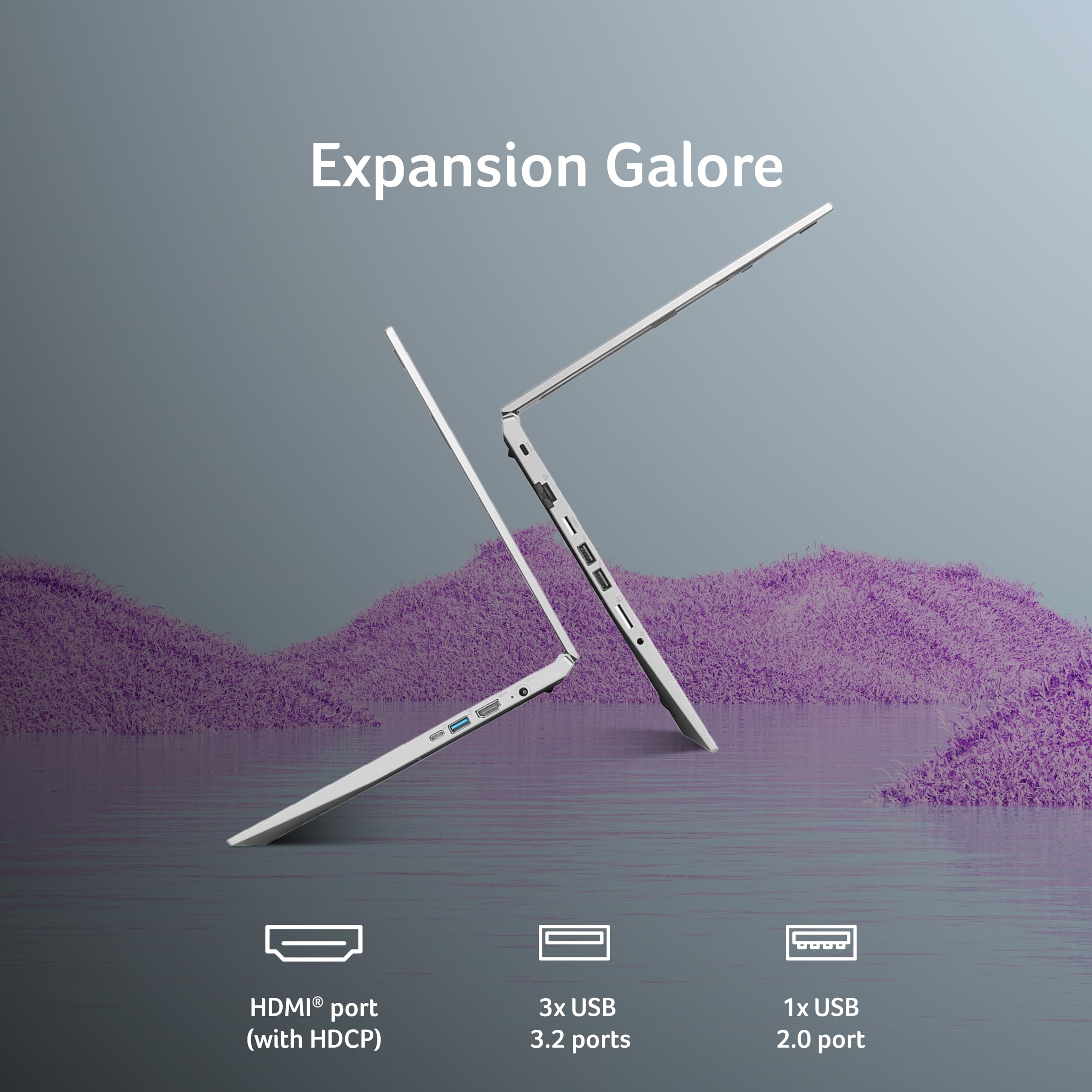 Acer Aspire Lite, Intel Core i5 13th Gen - 1334U, 16GB RAM, 512GB SSD, Full HD 15.6"/39.62 cm, Windows 11 Home, MS Office, Steel Gray, 1.59 KG, AL15-53, Metal Body, Thin and Light Premium Laptop - Image 5