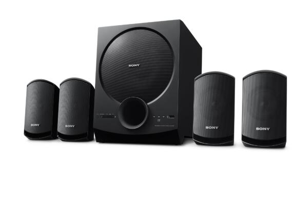 Sony SA-D40M2 All in One 4.1ch Home Theatre System with 100W Power Output and Powerful Subwoofer – Black