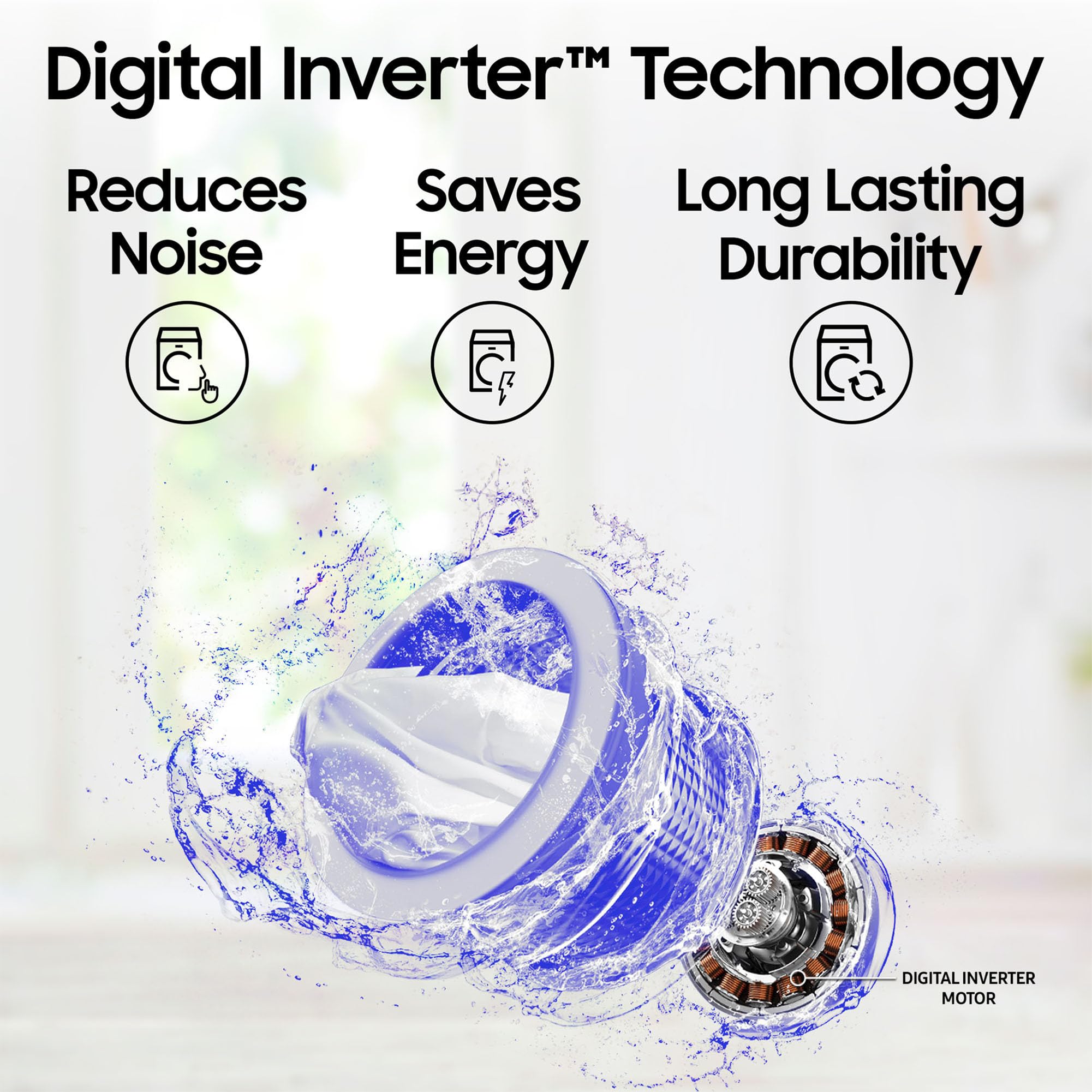 Samsung 8 kg, 5 star, Eco Bubble Tech, Digital Inverter Motor, Soft Closing Door, Fully-Automatic Top Load Washing Machine (WA80BG4441BGTL, Light Gray) - Image 13