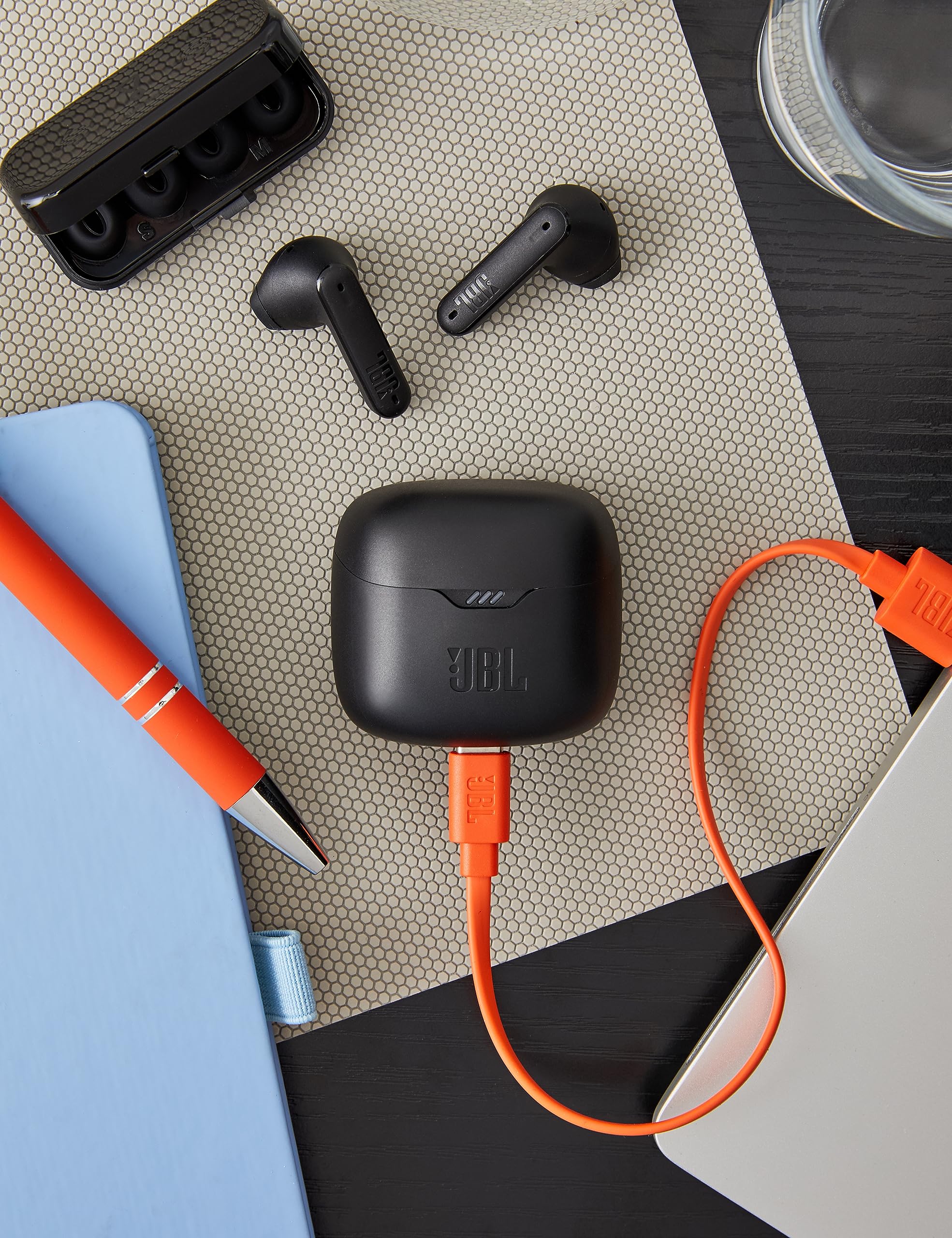 JBL Tune Flex in Ear Wireless TWS Earbuds with Mic, ANC Earbuds, Customized Extra Bass with Headphones App, 32 Hrs Battery, 4-Mics, IPX4, Ambient Aware, Bluetooth 5.2 (Black) - Image 7