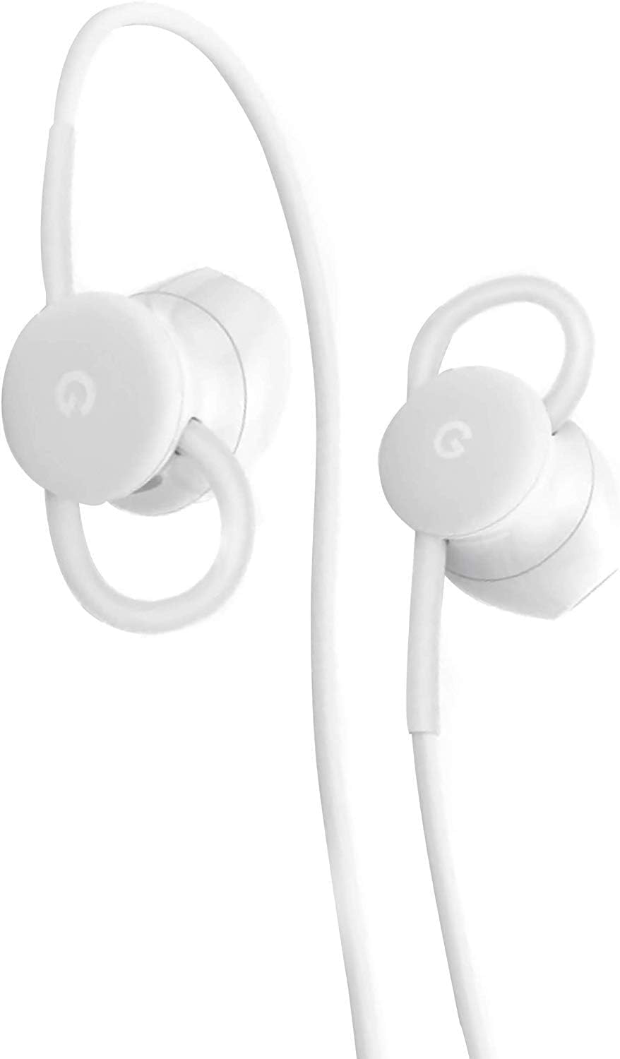 Google In Ear Earbuds Wired Headset USB-C, Comfortable Fit, Inline Controls, Compatible with Type-C Phones - White (Retail) - Image 2
