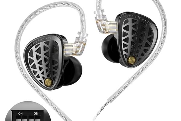 KZ Zenith Tunable HiFi Earbud,Ultra Linear Dynamic Driver in-Ear Headphone, 0.75 2pin Wired Bassy IEM Earphone for Audiophile (Without Mic, Black)